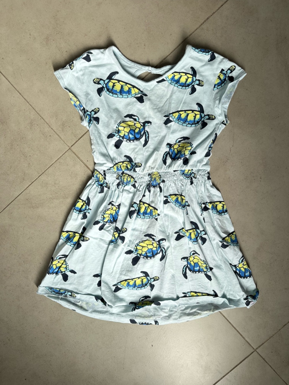{Tea Collection} size 5 Sea Turtle Print Dress cotton